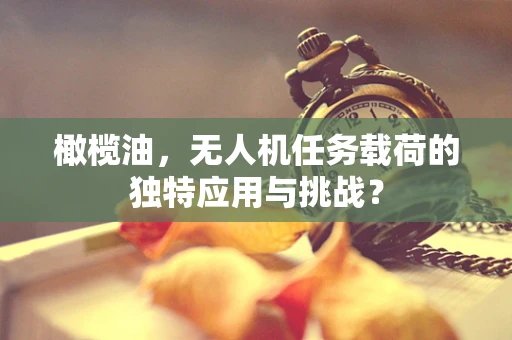 橄榄油，无人机任务载荷的独特应用与挑战？