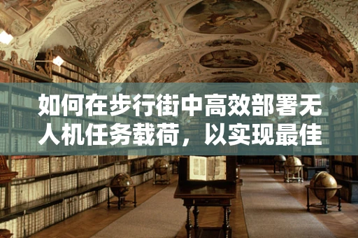 如何在步行街中高效部署无人机任务载荷，以实现最佳监控与信息收集？