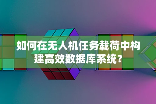 如何在无人机任务载荷中构建高效数据库系统？