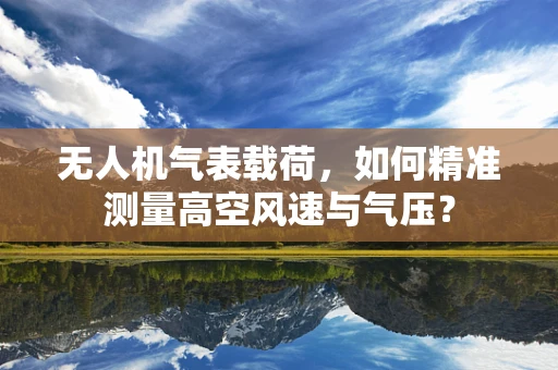 无人机气表载荷，如何精准测量高空风速与气压？