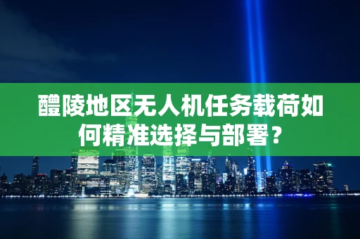 醴陵地区无人机任务载荷如何精准选择与部署？
