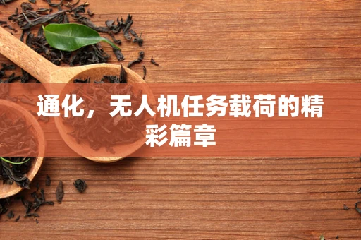 通化，无人机任务载荷的精彩篇章
