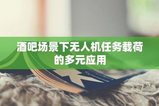 酒吧场景下无人机任务载荷的多元应用