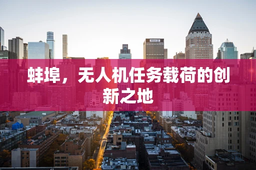 蚌埠，无人机任务载荷的创新之地