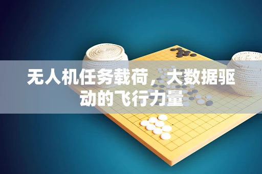无人机任务载荷，大数据驱动的飞行力量