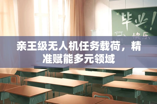 亲王级无人机任务载荷，精准赋能多元领域