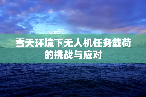 雪天环境下无人机任务载荷的挑战与应对