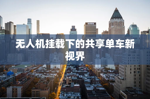 无人机挂载下的共享单车新视界