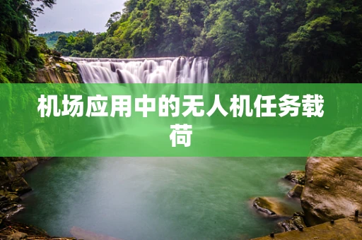 机场应用中的无人机任务载荷