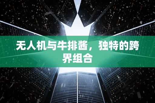无人机与牛排酱，独特的跨界组合