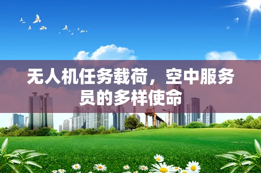 无人机任务载荷，空中服务员的多样使命