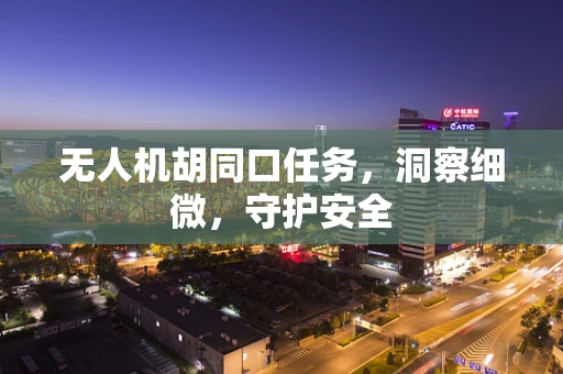 无人机胡同口任务，洞察细微，守护安全