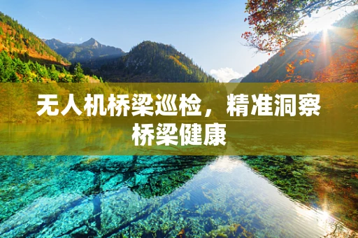 无人机桥梁巡检，精准洞察桥梁健康
