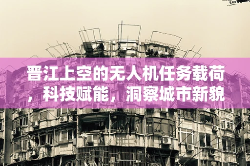 晋江上空的无人机任务载荷，科技赋能，洞察城市新貌