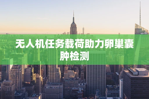 无人机任务载荷助力卵巢囊肿检测