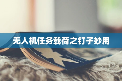 无人机任务载荷之钉子妙用