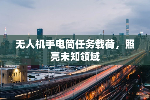 无人机手电筒任务载荷，照亮未知领域