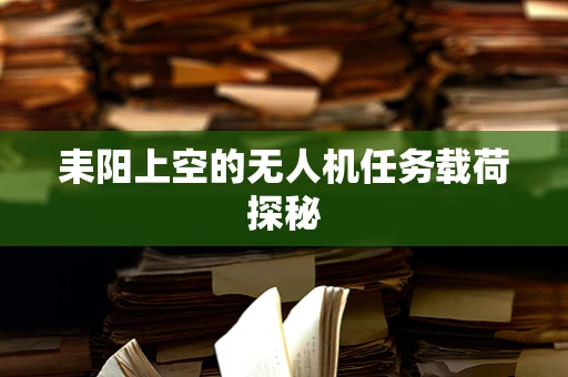 耒阳上空的无人机任务载荷探秘