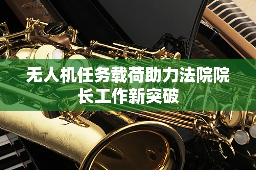 无人机任务载荷助力法院院长工作新突破