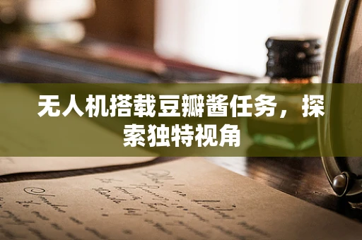 无人机搭载豆瓣酱任务，探索独特视角