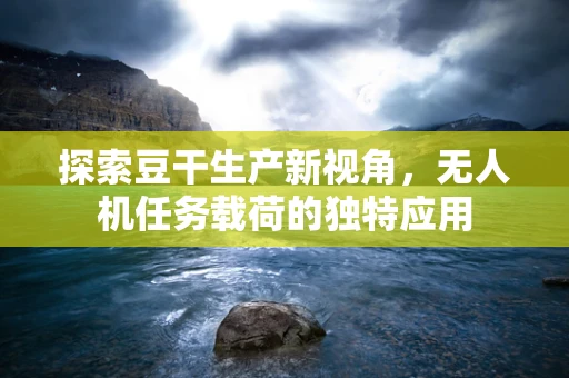 探索豆干生产新视角，无人机任务载荷的独特应用