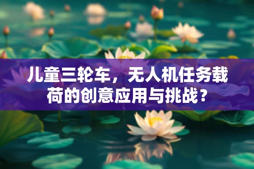 儿童三轮车，无人机任务载荷的创意应用与挑战？