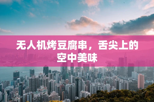 无人机烤豆腐串，舌尖上的空中美味