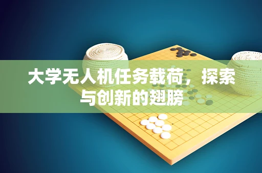 大学无人机任务载荷，探索与创新的翅膀