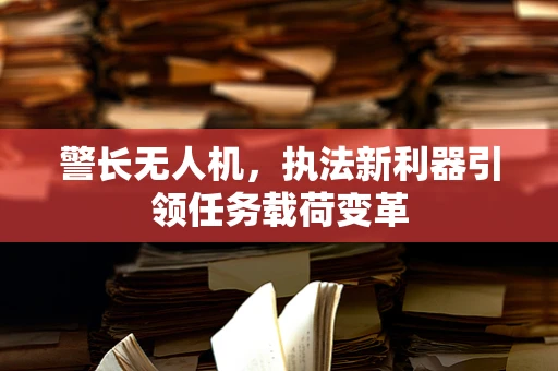 警长无人机，执法新利器引领任务载荷变革