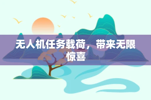 无人机任务载荷，带来无限惊喜