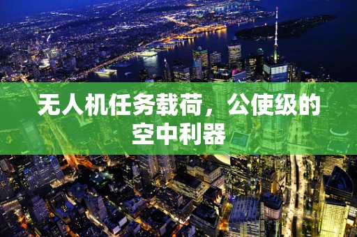 无人机任务载荷，公使级的空中利器