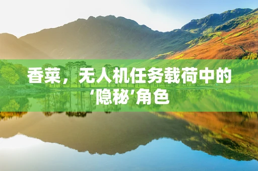 香菜，无人机任务载荷中的‘隐秘’角色