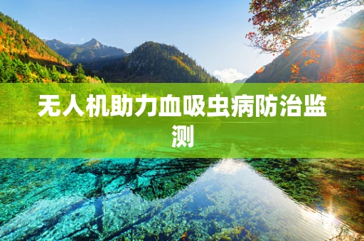 无人机助力血吸虫病防治监测