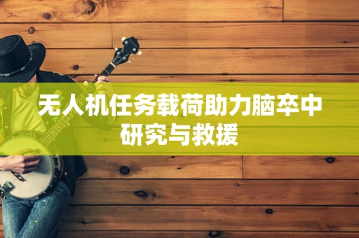 无人机任务载荷助力脑卒中研究与救援