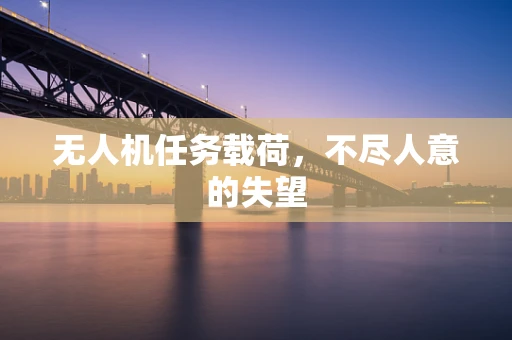 无人机任务载荷，不尽人意的失望