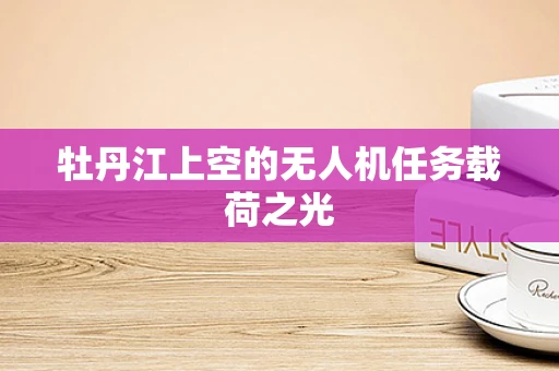 牡丹江上空的无人机任务载荷之光