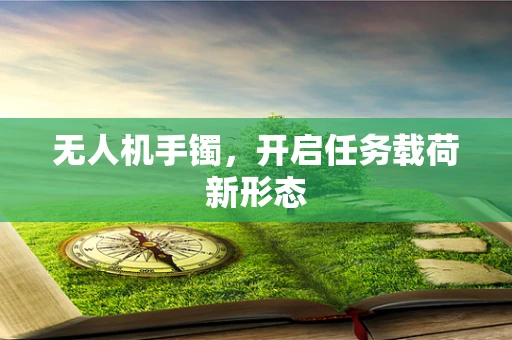 无人机手镯，开启任务载荷新形态