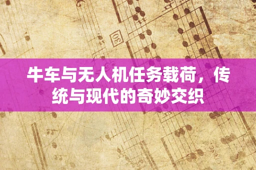 牛车与无人机任务载荷，传统与现代的奇妙交织