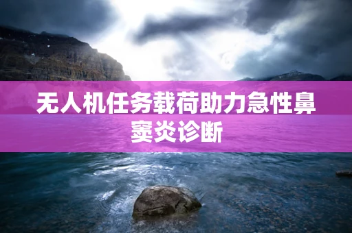无人机任务载荷助力急性鼻窦炎诊断