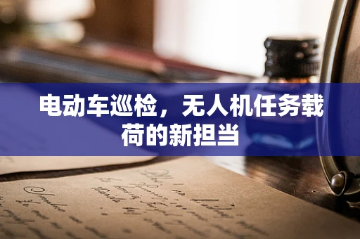 电动车巡检，无人机任务载荷的新担当