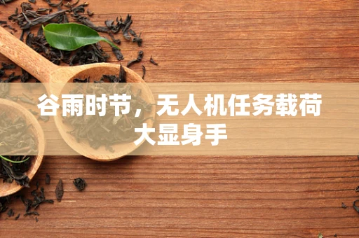 谷雨时节，无人机任务载荷大显身手