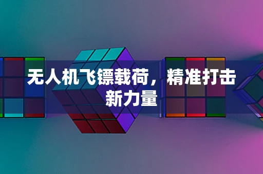 无人机飞镖载荷，精准打击新力量