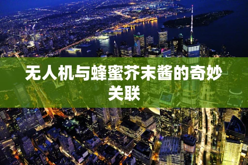无人机与蜂蜜芥末酱的奇妙关联