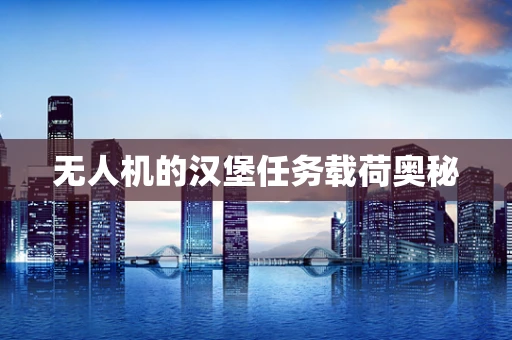 无人机的汉堡任务载荷奥秘