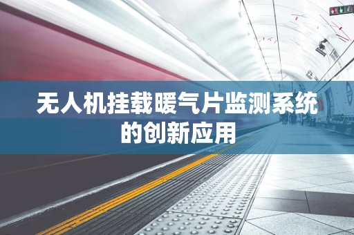 无人机挂载暖气片监测系统的创新应用