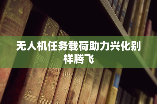 无人机任务载荷助力兴化别样腾飞