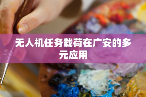 无人机任务载荷在广安的多元应用