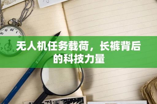 无人机任务载荷，长裤背后的科技力量
