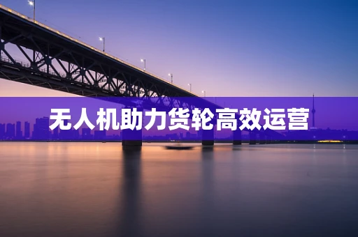 无人机助力货轮高效运营