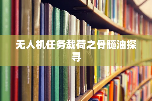 无人机任务载荷之骨髓油探寻